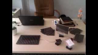 MKE 10 inch DSSC(DSC) solar-Cell Module Indoor Demo