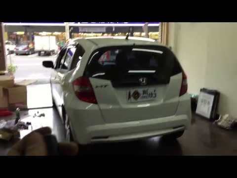 HONDA FIT 2代安裝KEYLESS系統-遙控發動示範
