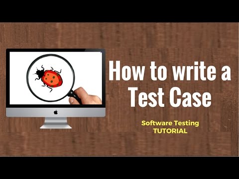 How to write a TEST CASE? Software Testing Tutorial