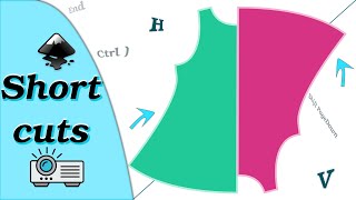 Inkscape Shortcuts for sewing patterns: work faster and sew more ;)