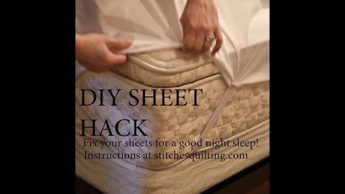 DIY No-Slip Bed Sheets