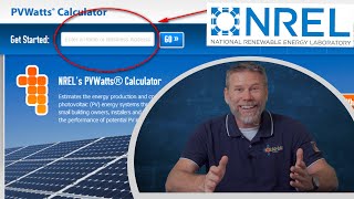 How to use NREL’s PV Watts Solar Calculator screenshot 2