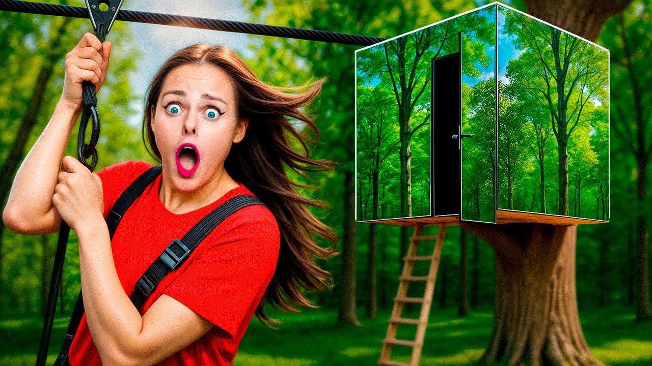 Я Нашла СЕКРЕТНЫЙ СТЕКЛЯНЫЙ ДОМ НА ДЕРЕВЕ !