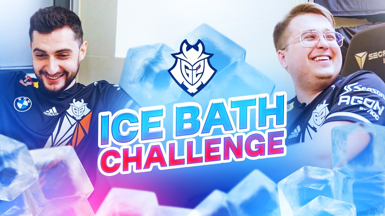 Prepping our swim home! | G2 VALORANT Ice Bath Challenge