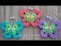 How to crochet sweet simple butterfly  diy tutorial butterflies mariposa borboleta