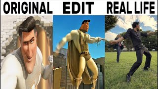 Metro Man Original Vs Edit Vs Real Life
