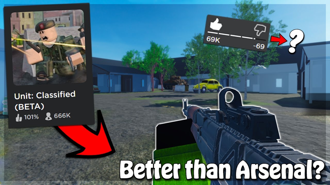Is ROLVE's NEW game BETTER than Arsenal? | Roblox Unit: Classified
