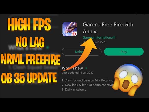 HOW TO INSTALL NORMAL FREEFIRE IN PC/MOBILE AFTER UPDATE(OB 35) | NO LAG | NO FPS DROP?