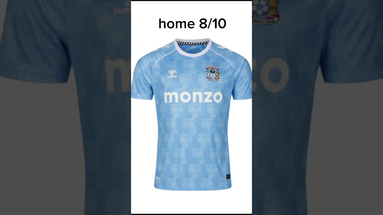 Coventry City’s kits 25/26 rating