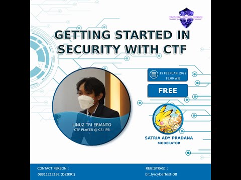 CyberFest 2022 #8: Getting Started in Security with CTF