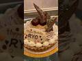 誕生日ケーキ作ってもろた #Shorts #誕生日ケーキ #モンブラン