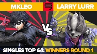 MkLeo vs Larry Lurr - Ultimate Singles: Top 64 Winners Round 1 - Genesis 7 | Joker vs Wolf