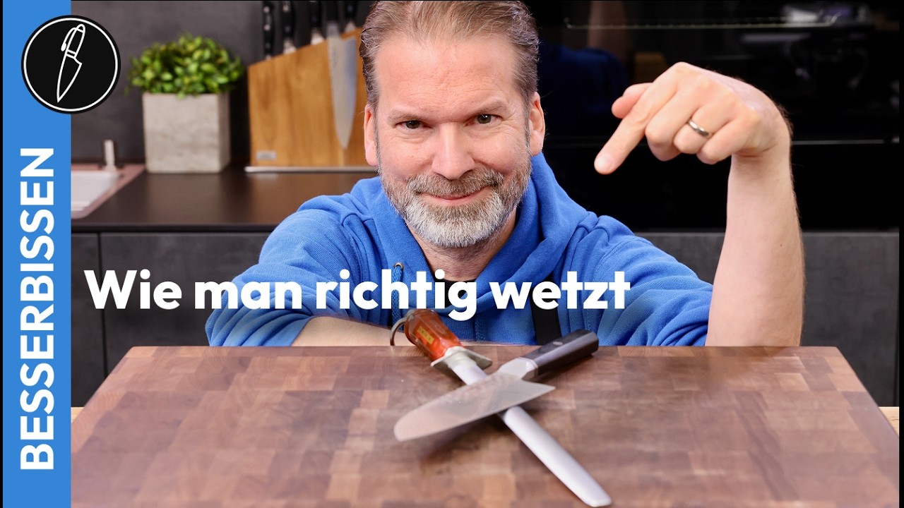 Wetzen lernen in 3 Schritten. So bleibt dein Messer scharf!