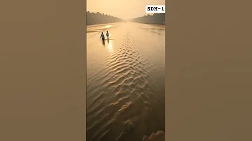 Not The Road Today The River Itself Became The Path To Walk Water River Shorts Short Youtube 