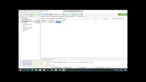 Tutorial membuat database dan tabel menggunakan aplikasi heidi lalu menghubungkan ke ODBC
