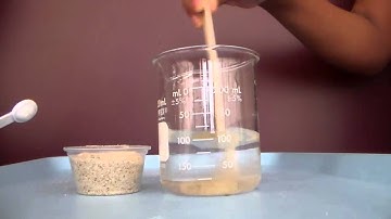 Sand Water mixture