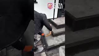 Satisfying Sand Filling Trick in Stair Tiles #shorts