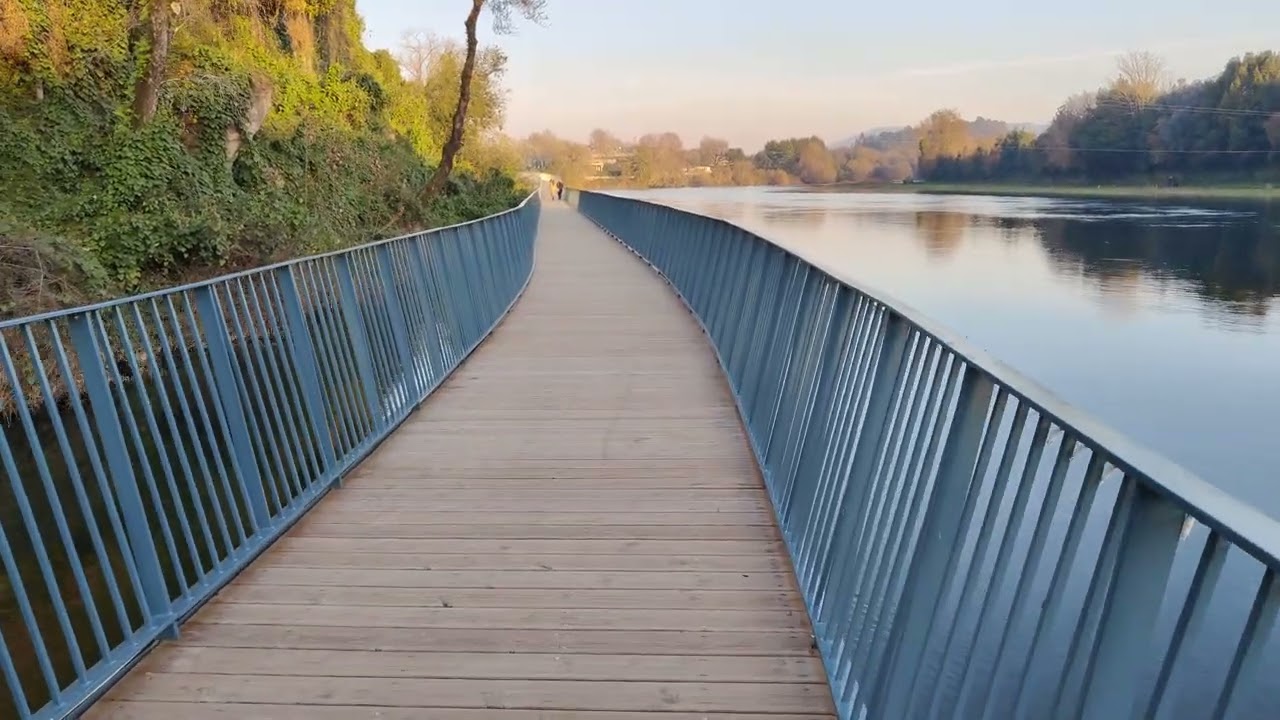 Passadiço sobre o Rio Cávado em Barcelos (20251231)
