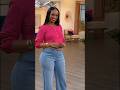 HSN model Ingrid models jeans 1100