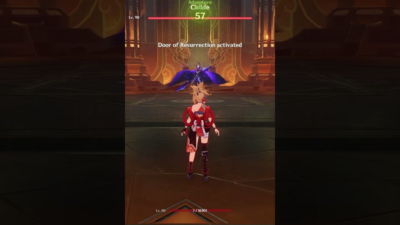 1 HP Yoimiya vs LVL 90 Childe 