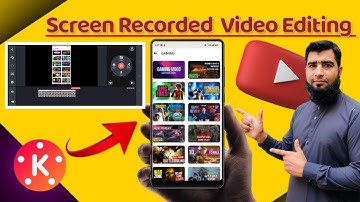 How to Edit screen Recording videos  in kinemaster.screen Recording video kaise edit krte hai.