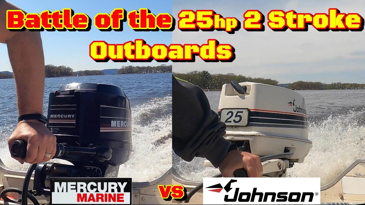 Максимальная скорость подвесных моторов Mercury и Johnson