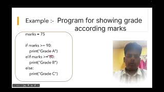 Python programming using elif statement #elif