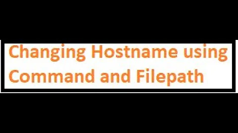 Changing Hostname (Two ways)Command & File Aws servers