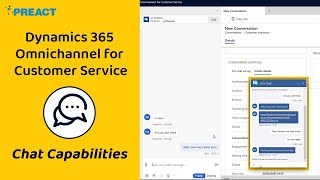Microsoft Dynamics 365 Omnichannel for Customer Service - Chat Capabilities