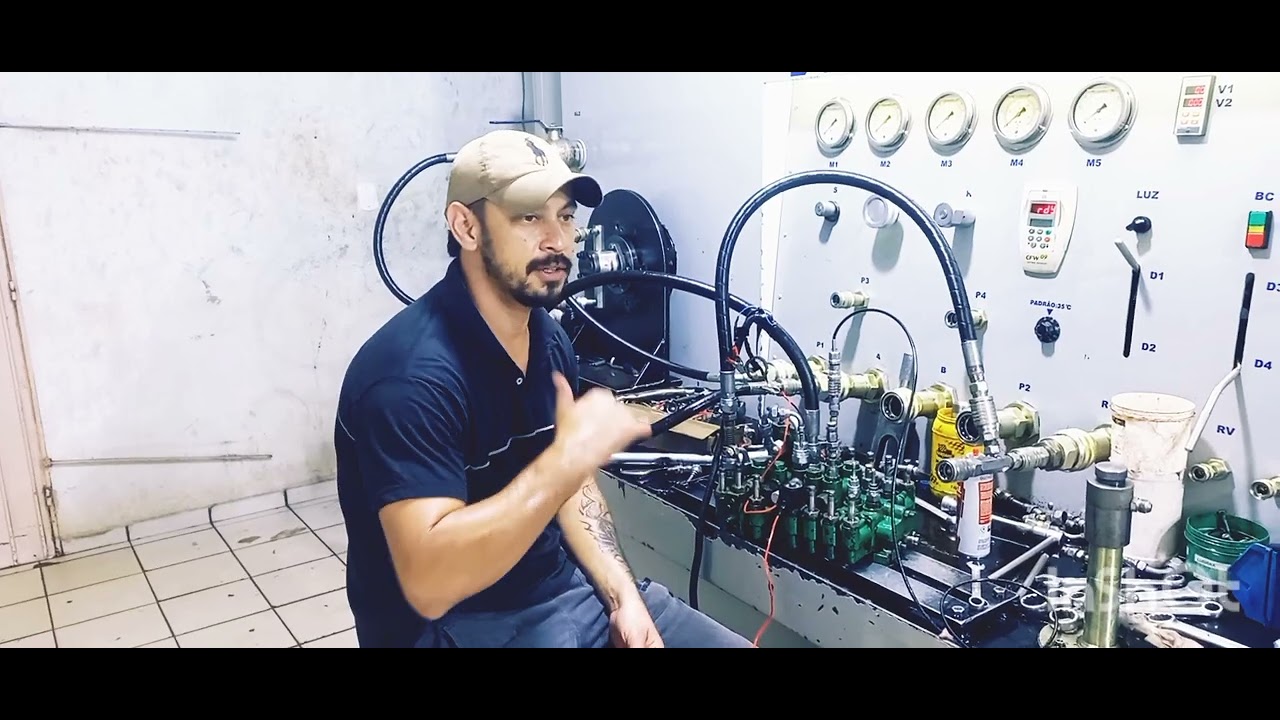 Comando Hidráulico 1450 problema no Divisor Lógico e Válvulas de Retenção.