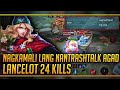 Nag kamali lang nantrashtalk agad hahaha lancelot 24 kills 2 vs 5