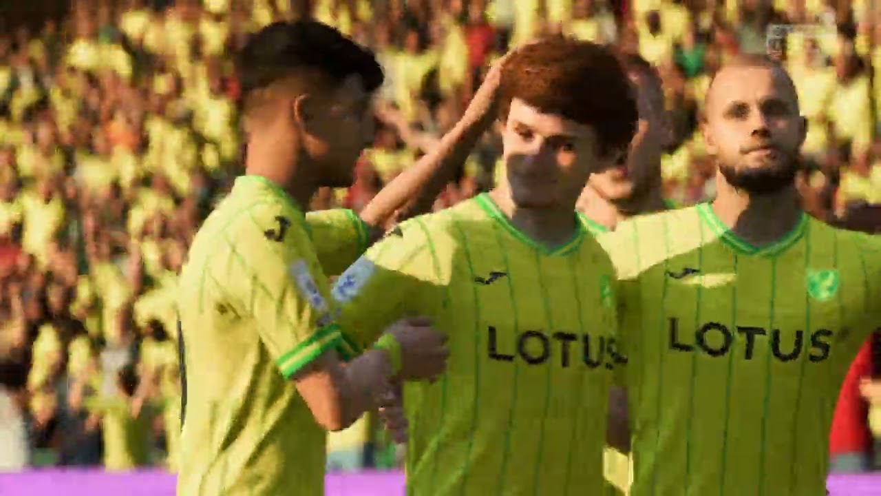 FIFA 23 Realistic sliders: Norwich vs Wigan Athletic 4K S1 EP 15 PC