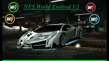 NFS World Evolved V2 daily challenge series (S class average speed, Veneno) One Day in the...