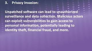 The Silent Threat: The Risk of Unpatched Software #cybersecurity #unpatched #software #risk