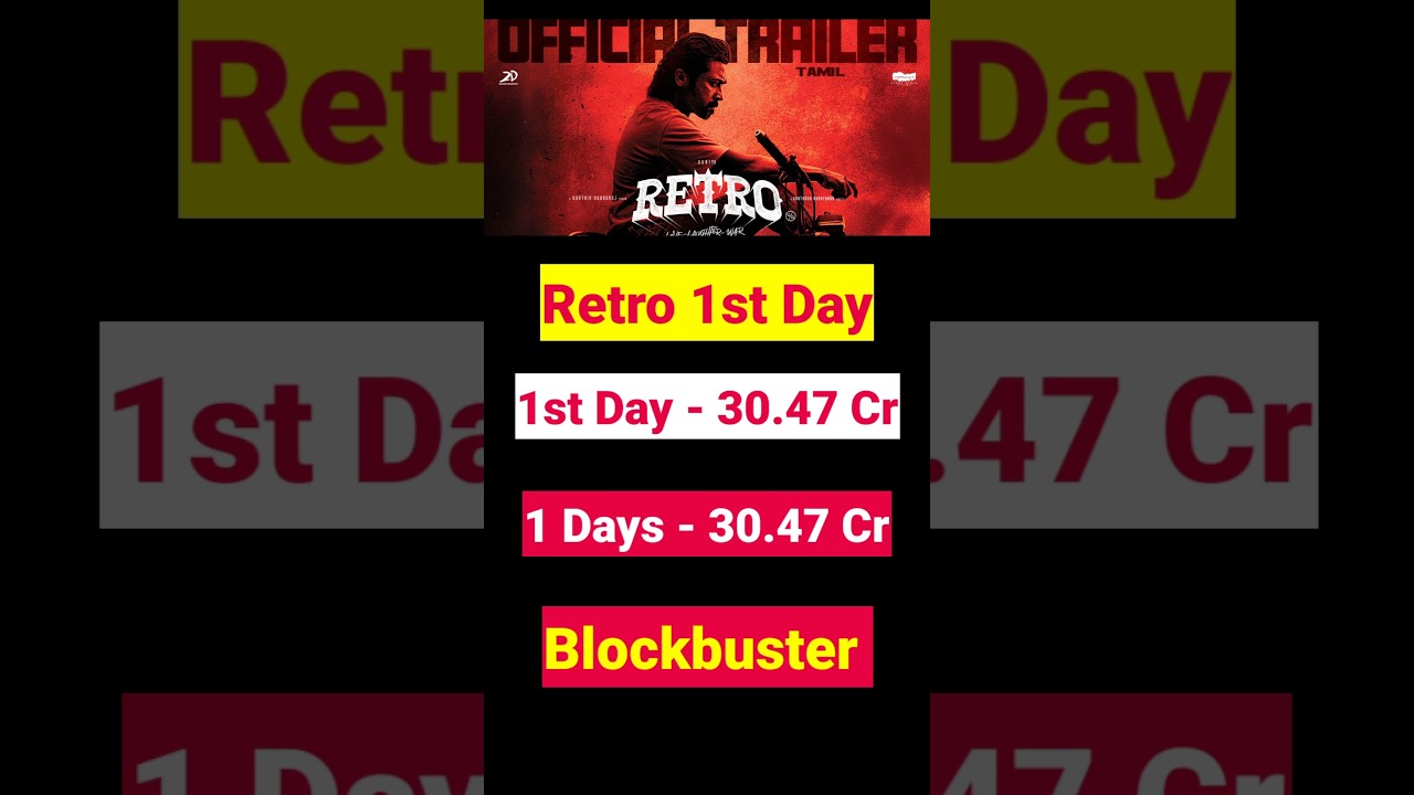 Retro Movie 1st Day Box Office Collection -movie fdfs 
