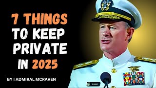 Top Privacy Expert Shares 7 Secrets to Keep Hidden in 2025 Admiral McRaven