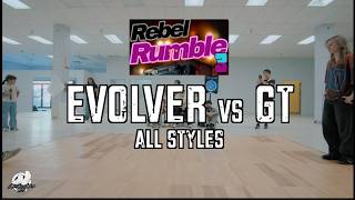 EVOLVER vs GT | All Styles | Rebel Rumble Jam 3 | #SXSTV