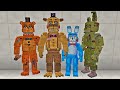 ВСЕ АНИМАТРОНИКИ в МАЙНКРАФТ ФНАФ МОД || Minecraft FNAF MOD