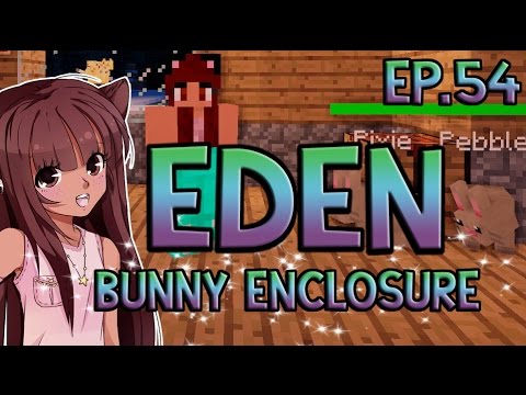 gaming logo Minecraft Eden | Bunny Enclosure | Episode 54