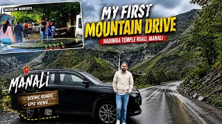 My First Mountain drive😍Dashcam Moments📸 #travel #manali #drive #mountains #fyp 