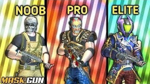 NOOB vs PRO vs ELITE maskgun