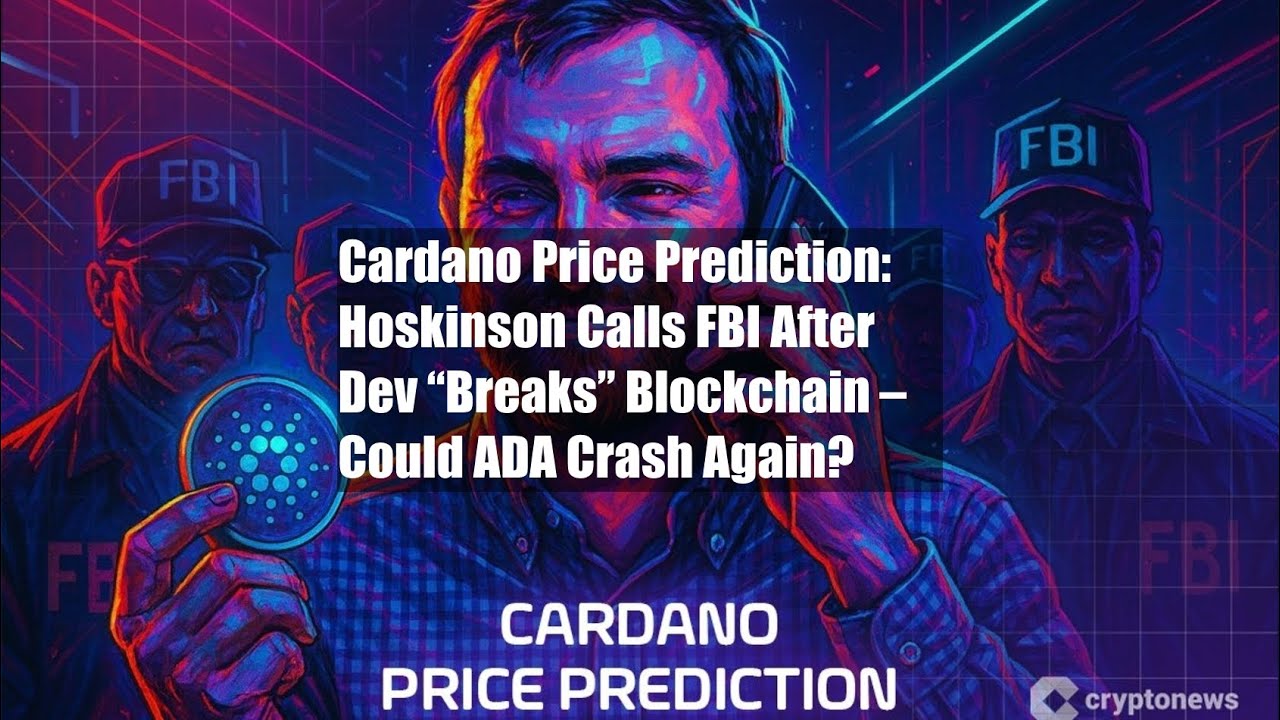 Cardano Price Prediction: Hoskinson Calls FBI After Dev “Breaks” - YouTube