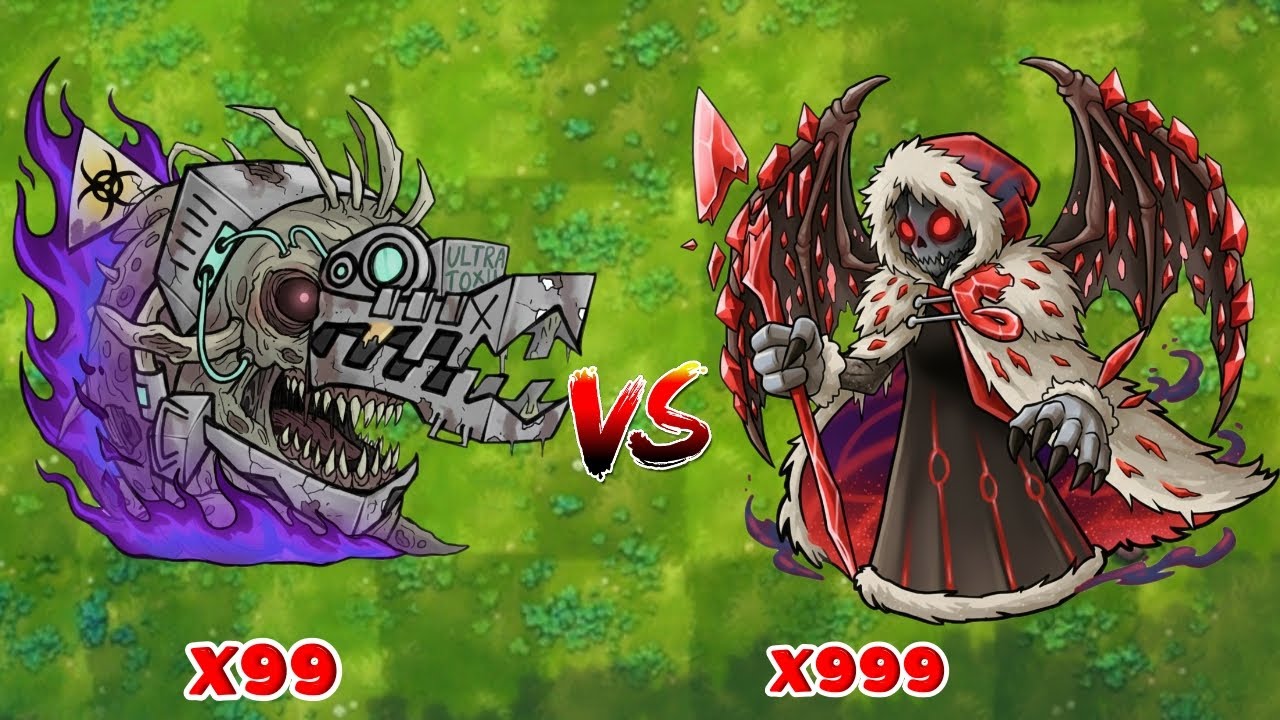 PVZ Fusion 3.2 Battle | Dark Dragon Fusion x99 vs Fire Demon Fusion x999