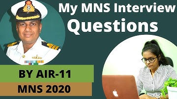 My INTERVIEW QUESTIONS asked in MNS 2020 interview round | By AIR-11 MNS 2020 | Aanchal Gupta
