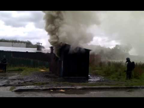 Backdraught in training simulator, Dublin