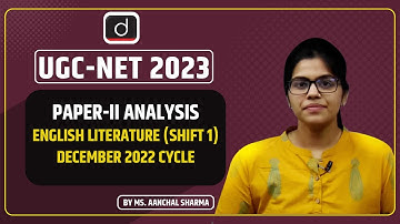 UGC NET/JRF Paper Analysis | Paper II   English Literature | Shift 1   Part 2 | December 2022 Cycle