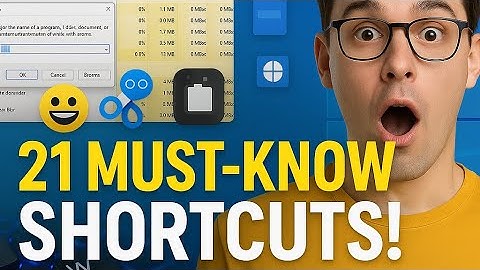 21 Windows 10 Keyboard Shortcuts You MUST Know in 2025! (Boost Productivity) #windows #shortcut