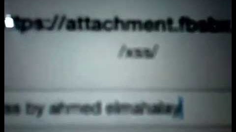 XSS vulnerability on Facebook