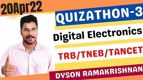 GATEZONE | QUIZATHON-3 | DIGITAL ELECTRONICS | TRB2022| TNEB | TANCET2022 |
