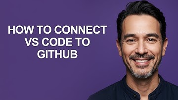 How to Connect Vs Code to Github - KevinHowTo